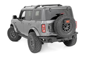 Ford Bronco Rear Bumper - Rough Country - Black Series LED | Slim Line - Black - '21-'23